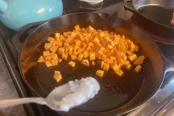 Coconut Oil and Sweet Potato