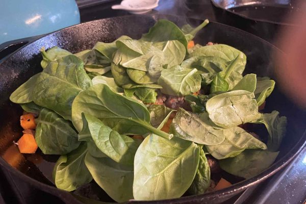 Adding Greens To Meal