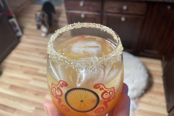 Drinking Apple Cider Bourbon Sour