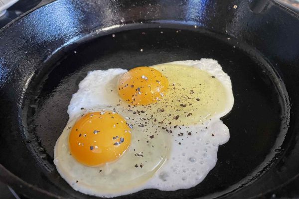 Frying an Egg on a Skillet